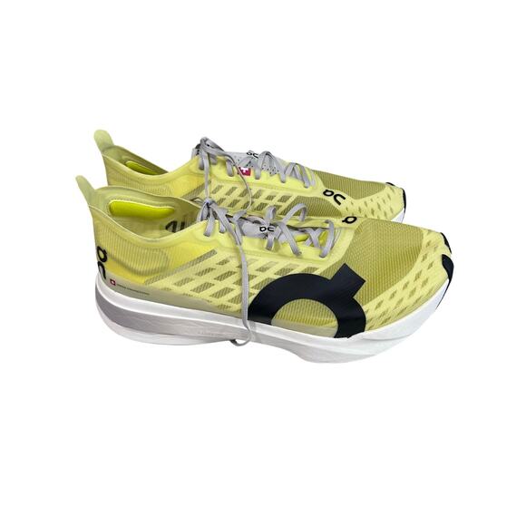 On Cloudboom Strike Men’s Running Shoes Yellow White Size 12 Elite Race Shoes main image 12